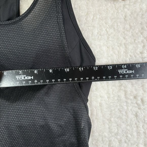 Lululemon Women’s Size 2 Tank Top with Built In Bra Black Tiny Gold Dots - Picture 10 of 11